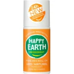 New Happy Earth Rose Petitgrain Deodorant Roller