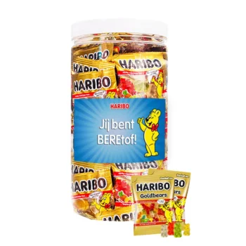 Outlet Haribo Goudberen "Jij Bent BEREtof!" Snoepcadeau