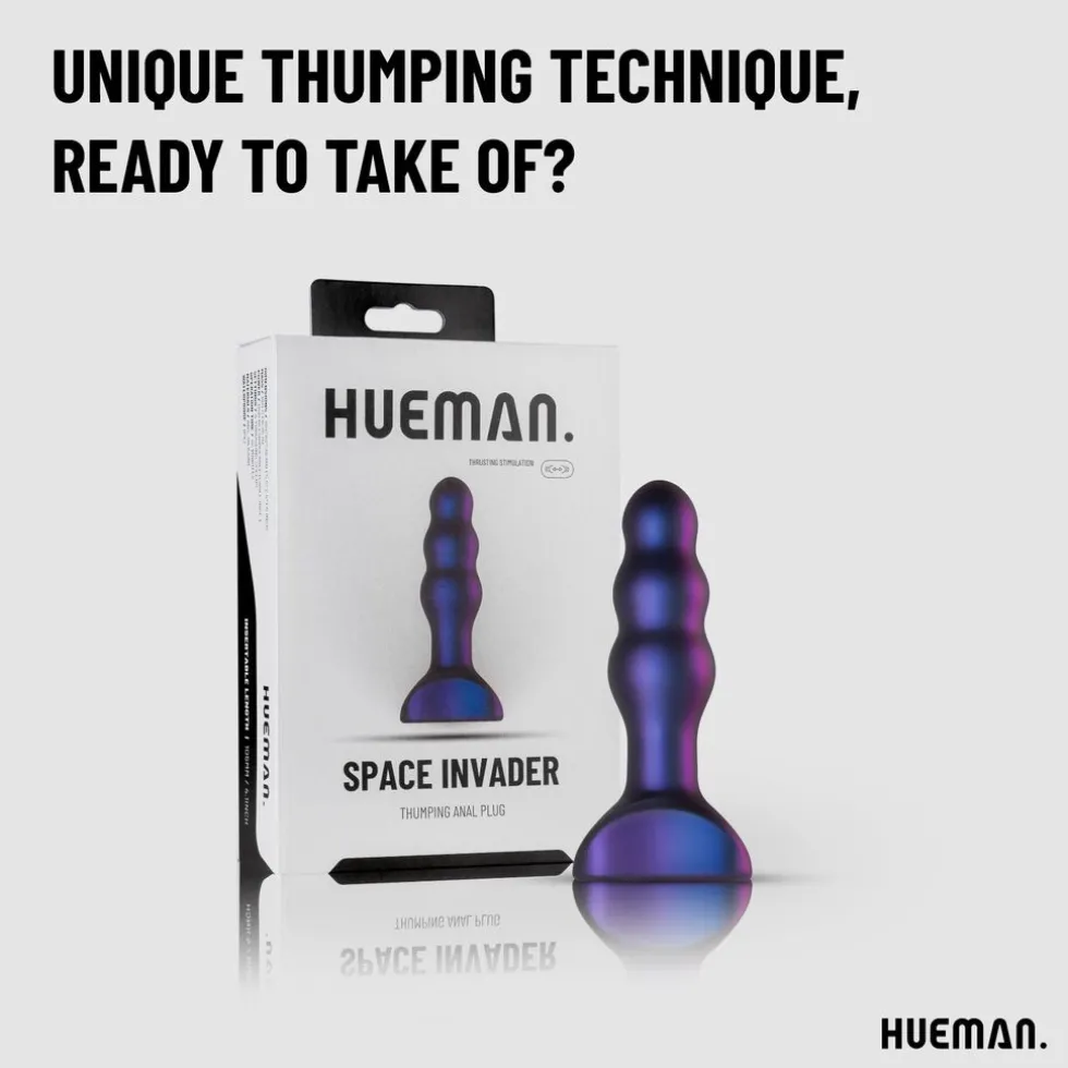 hueman-space-invader-vibrerend-eVFxWwuD-4.webp Outlet Hueman Space Invader Vibrerende En Stotende Buttplug