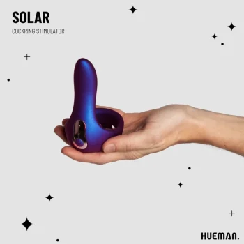 Hot Hueman Vibrerende Strap-on Cockring