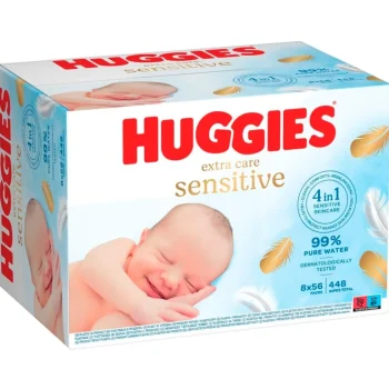 Best Huggies Extra Care Sensitive Babydoekjes