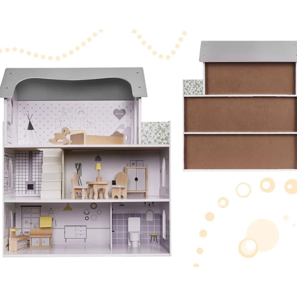 ikonka-luxe-xl-houten-poppenhu-ZavfaYTy-4.webp Fashion Ikonka Luxe XL Houten Poppenhuis Met Meubels