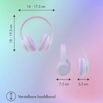 Best Imoshion Draadloze Bluetooth Kinder Koptelefoon Met LED Verlichting