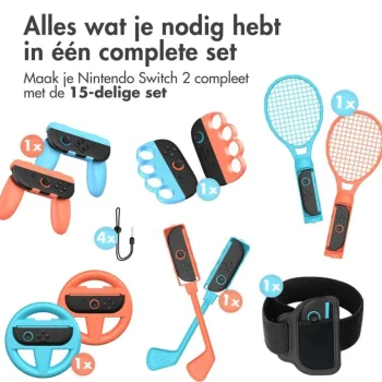 Sale Imoshion Nintendo Switch 2 15-delige Accessoires Set