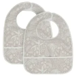 Outlet Jollein Botanical Nougat 2-pack Waterproof Slabber