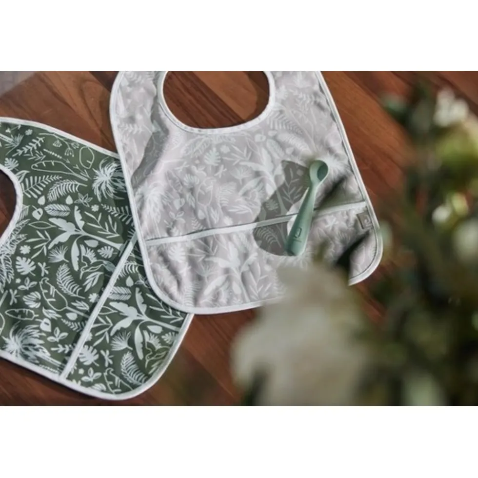 jollein-botanical-nougat-2-pac-veUlLcEh-3.webp Outlet Jollein Botanical Nougat 2-pack Waterproof Slabber