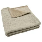 New Jollein Soft Waves Olive Green / Velvet 100 X 150 Cm Ledikantdeken