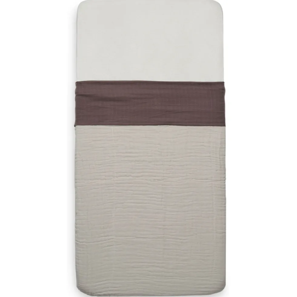 jollein-wrinkled-cotton-chestn-SzllWTht-1.webp Online Jollein Wrinkled Cotton Chestnut 75 X 100 Cm Wieglaken
