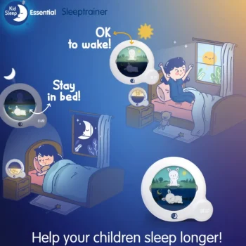 Discount Pabobo KidSleep Classic Essential Wit LED Slaaptrainer En Kinderwekker