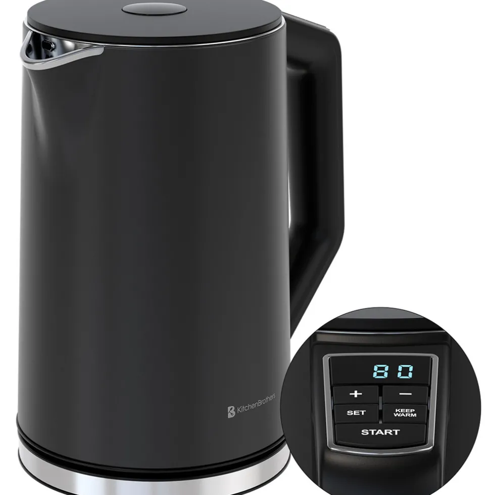 kitchenbrothers-dubbelwandige-gIUUjpjg-0.webp Clearance KitchenBrothers Dubbelwandige Waterkoker Met Temperatuurregeling