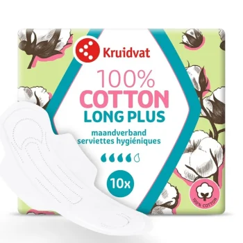 Best Kruidvat 100% Cotton Long Plus Ultra Maandverband