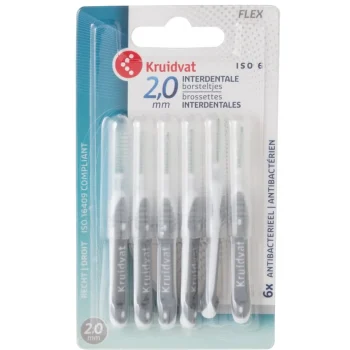 Clearance Kruidvat 2,0mm Interdentale Borsteltjes Met Handvat