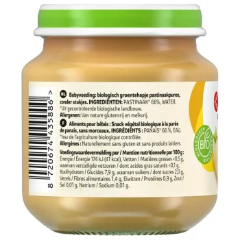 Sale Kruidvat 4+M Bio Pastinaak Groentehapje