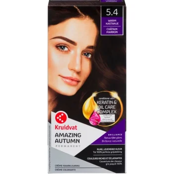 Sale Kruidvat 5.4 Warm Kastanje Crème Haarkleuring