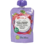 Discount Kruidvat 6+M Bio Appel, Aardbei, Kers En Pruim Knijpzakje