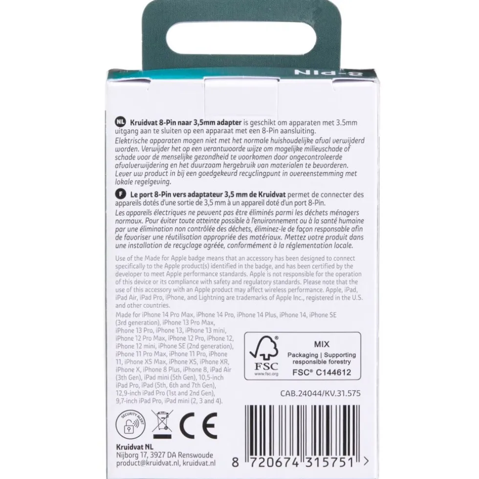 kruidvat-8-pin-to-mini-jack-au-IpYroccJ-2.webp Hot Kruidvat 8-pin To Mini-jack Audio Adapter