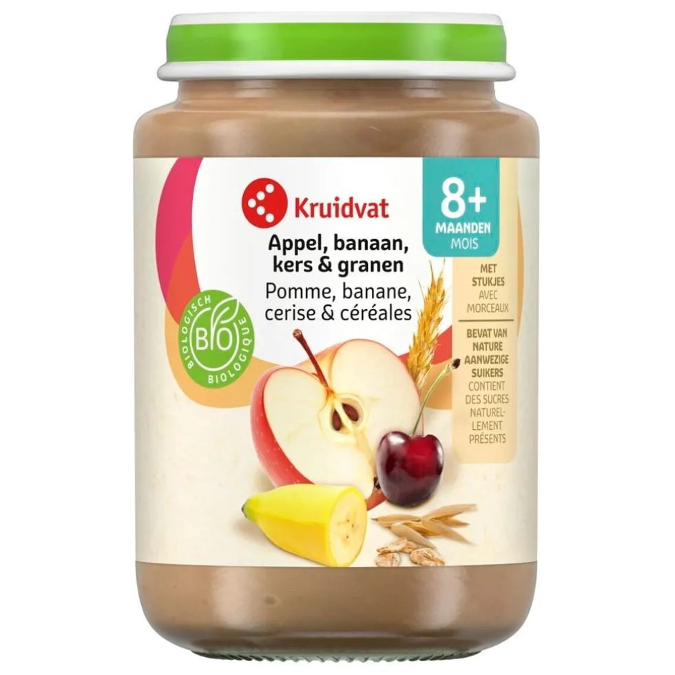 kruidvat-8m-bio-appel-banaan-k-xigppKSD-0.webp New Kruidvat 8+M Bio Appel, Banaan, Kers & Granen Fruithapje