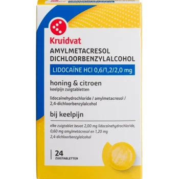Outlet Kruidvat Amylmetacresol + Lidocaïne Keelpijn Zuigtabletten