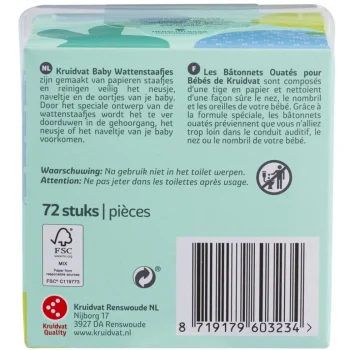 Hot Kruidvat Baby Wattenstaafjes