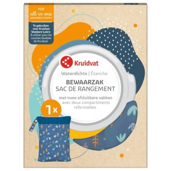 New Kruidvat Bewaarzak Voor Wasbare Luiers Met Plantenprint
