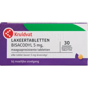 Outlet Kruidvat Bisacodyl 5mg Maagsapresistente Laxeertabletten