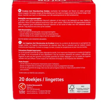 Outlet Kruidvat Color Protector Anti-Kleurdoorloopdoekjes