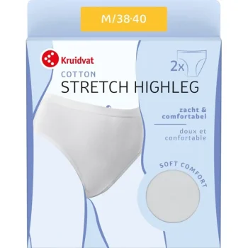 Hot Kruidvat Cotton Stretch Highleg Damesslip