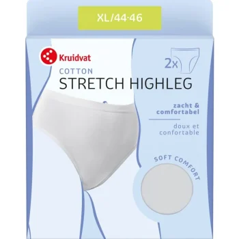 Hot Kruidvat Cotton Stretch Highleg Damesslip
