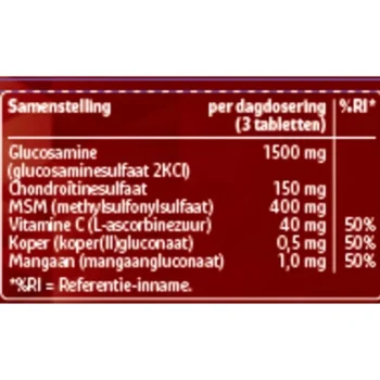Fashion Kruidvat Glucosamine Chondroitine En MSM Tabletten