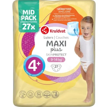 New Kruidvat Maxi Plus Maat 4+ Luiers Midpack