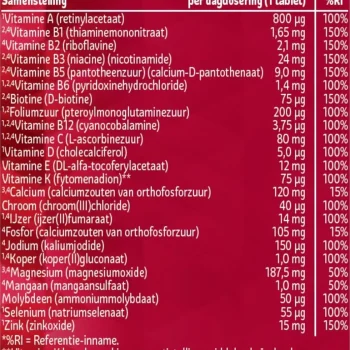 Outlet Kruidvat Multi A-Z Man Tabletten