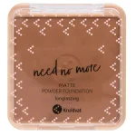 Best Kruidvat Need No More 055 Deep Mocha Color & Finish Powder Foundation
