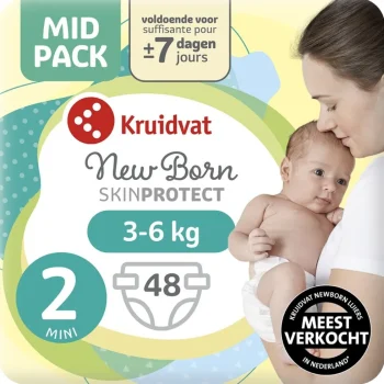 Hot Kruidvat NewBorn Mini Maat 2 Luiers Midpack