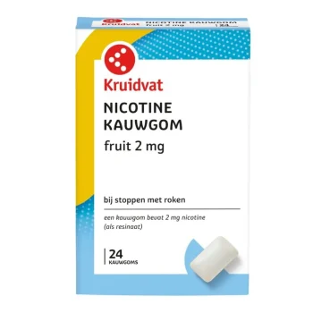Outlet Kruidvat Nicotine Fruit 2mg Suikervrij Kauwgom