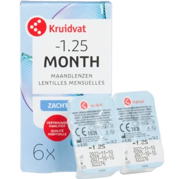 Fashion Kruidvat Opticare -1.25 Zachte Maandlenzen