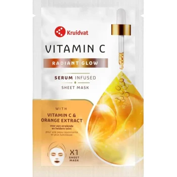 Online Kruidvat Radiant Glow Vitamin C & Orange Extract Sheet Mask