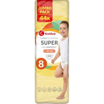 New Kruidvat Super Maat 8 Luiers Jumbopack