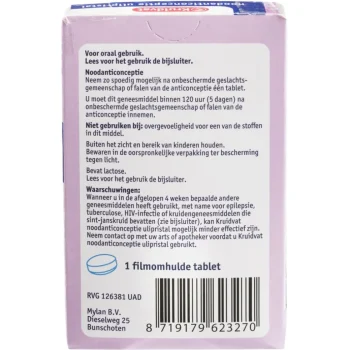 Fashion Kruidvat Ulipristal Noodanticonceptie