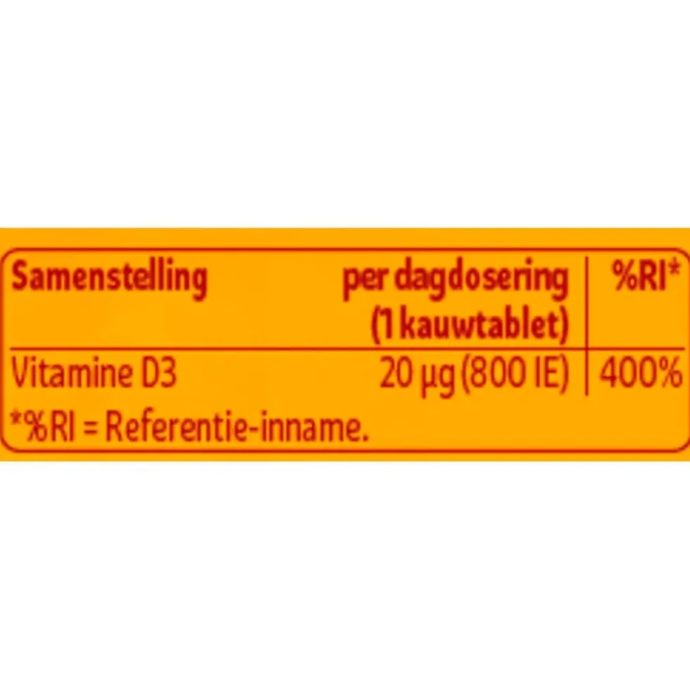 kruidvat-vitamine-d3-20mcg-kau-wjFdYSeK-1.webp Outlet Kruidvat Vitamine D3 20mcg Kauwtabletten