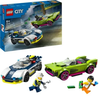 Discount LEGO City 60415 Politiewagen En Snelle Autoachtervolging
