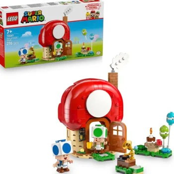New LEGO Super Mario 72041 Toads Huisfeestje