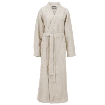 New Linnick Wafel Badjas Kuitlengte