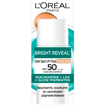 Clearance L'Oreal Paris L'Oréal Paris Bright Reveal Dark Spot SPF50+ Tinted Glow UV Fluid