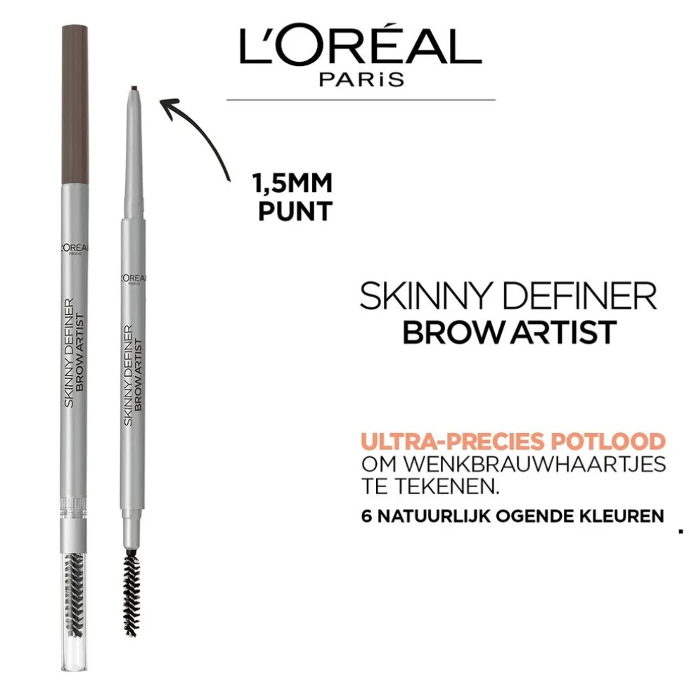 loral-paris-brow-artist-skinny-CvidyPlc-5.webp Hot L'Oreal L'Oréal Paris Brow Artist Skinny Definer 105 Brunette Ultradun Wenkbrauwpotlood