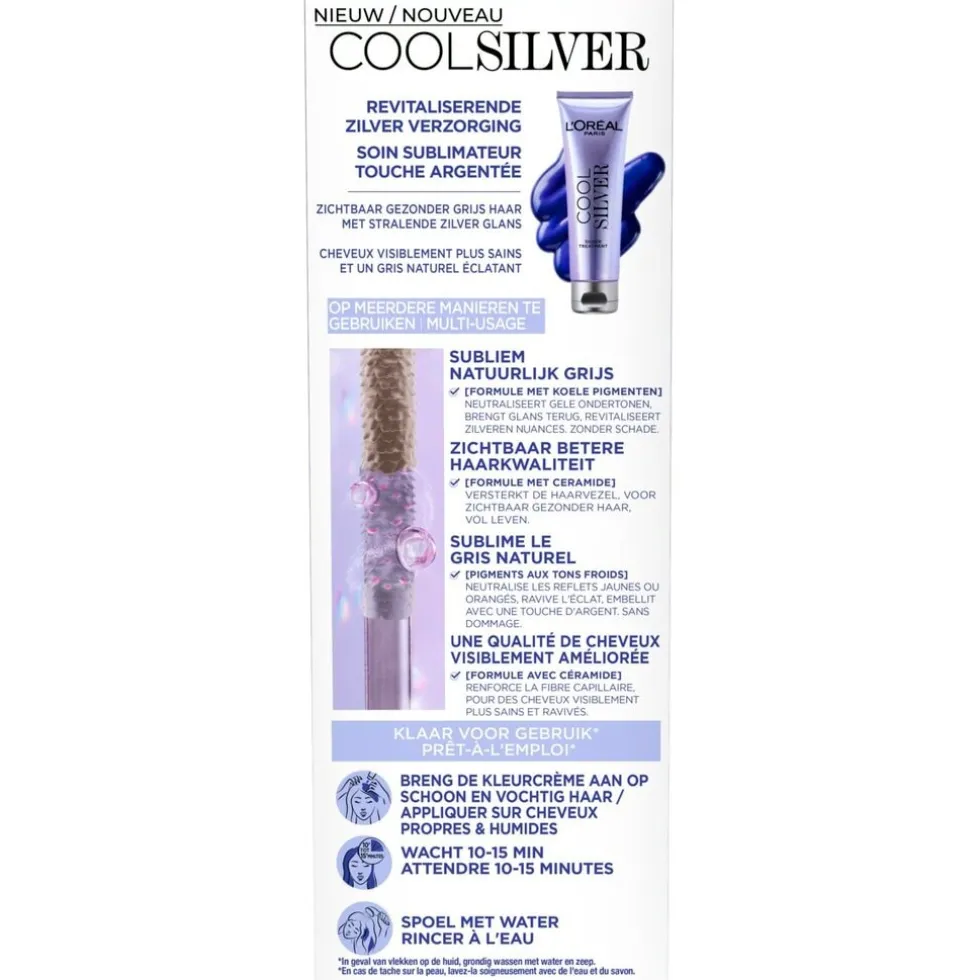 loral-paris-cool-silver-1-puur-PdEaBxzu-1.webp Sale Cool Silver L'Oréal Paris 1 Puur Wit Revitaliserende Zilver Verzorging