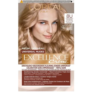 Online Excellence L’Oréal Paris 8U Nudes Lichtblond Permanente Haarverf