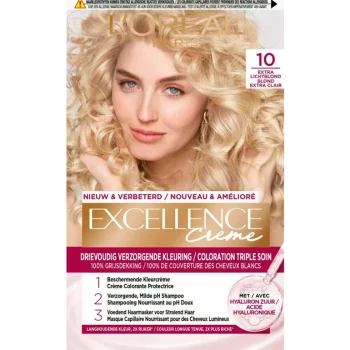 Clearance Excellence L'Oréal Paris Crème 10 Extra Lichtblond Permanente Haarverf