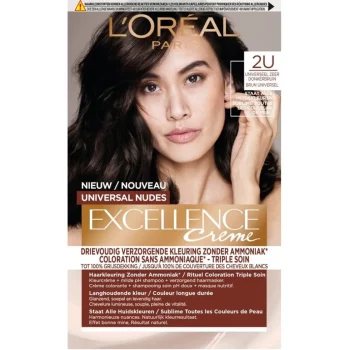 Hot Excellence L'Oréal Paris Crème Universal Nudes 2U Zeer Donkerbruin Permanente Haarkleuring