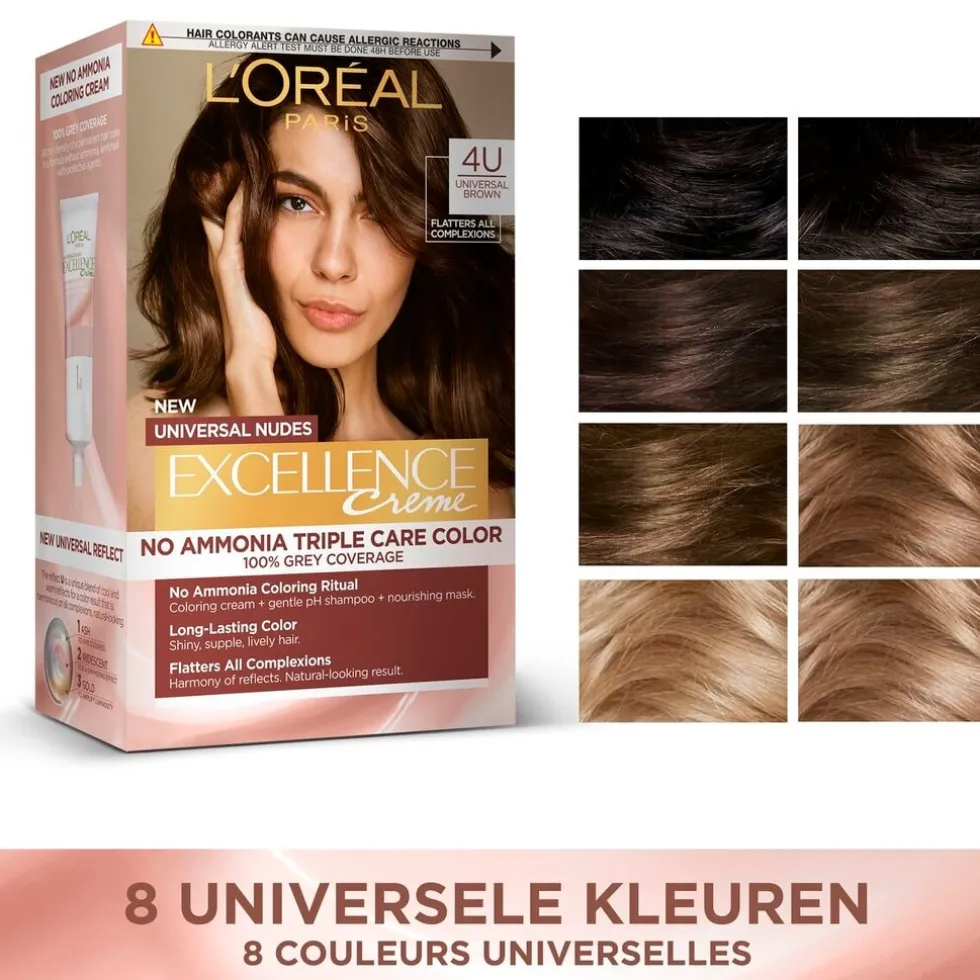 loral-paris-excellence-univers-NEDyyeHt-4.webp Sale Excellence L'Oréal Paris Universal 9U Nudes Zeer Lichtblond Permanente Haarverf