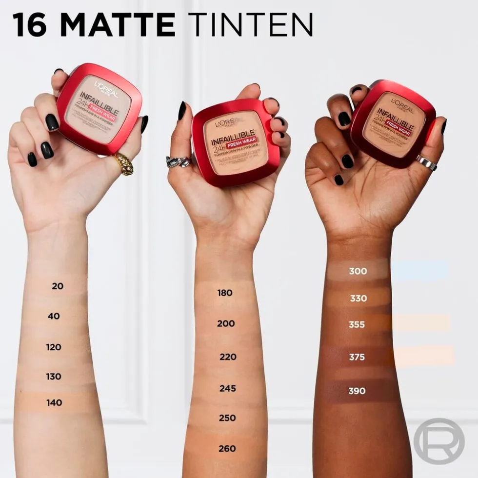 loral-paris-infaillible-24h-fr-DSGrkCge-5.webp Sale L'Oreal L'Oréal Paris Infaillible 24H Fresh Wear 120 Vanille Foundation In A Powder